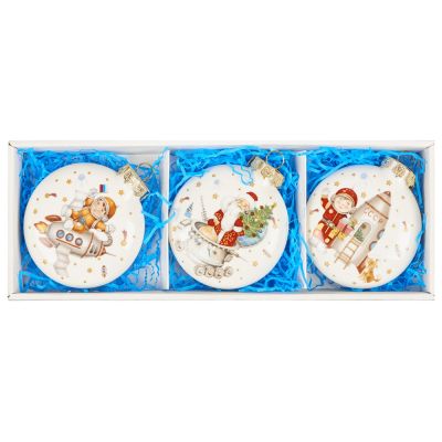 Набор новогодних игрушек, 3 шт-3