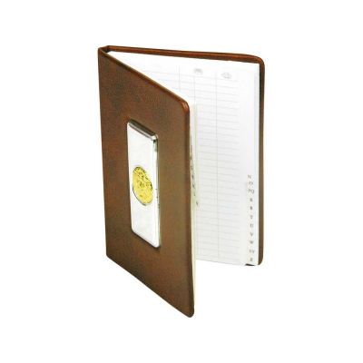 Записная книжка Голова льва А6 Luigi Pesaresi, коричневый-1