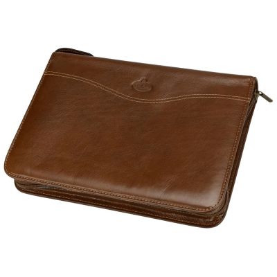 Папка на молнии Первое лицо Giulio Barсa, коричневый-0