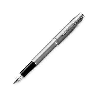 Перьевая ручка Parker Sonnet Entry Point Stainless Steel CT, перо: F, цвет чернил: black, в подарочной упаковке-0