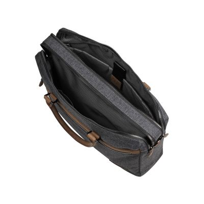 Портфель мужской BUGATTI Luce 15'', серый, полиэстер, 40х10х31,5 см-2