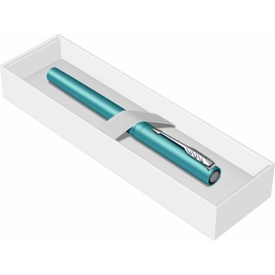 Ручка-роллер Parker Vector XL Teal CT, цвет чернил black, стержень: F, в подарочной упаковке.-12