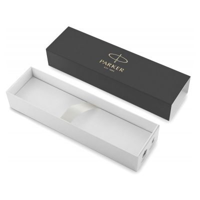 Ручка роллер Parker IM Premium Warm Silver (grey)  GT, стержень: F, цвет чернил: black, в подарочной упаковке.-8