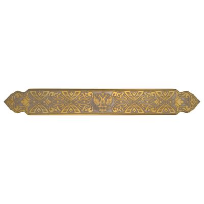 Набор Vip-персона: визитница с закладкой для книг с символикой РФ, золотистый-2