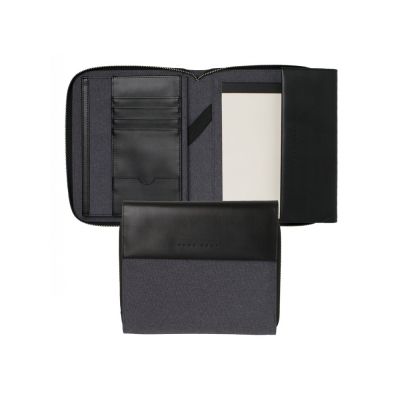 Папка для участника конференции формата А5 Advance Fabric Light Grey. Hugo Boss-0