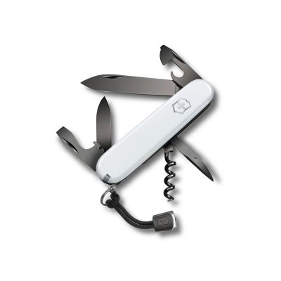 Нож перочинный VICTORINOX Spartan PS, 91 мм, 13 функций, белый, со шнурком в комплекте-0