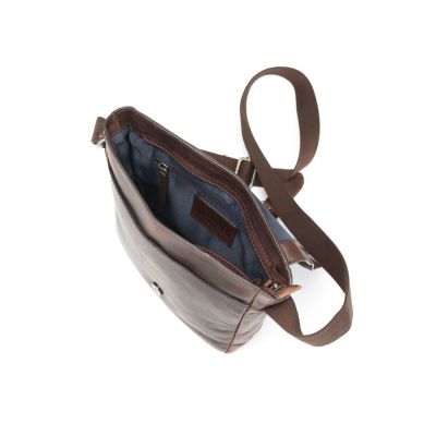 Сумка через плечо KLONDIKE DIGGER Erin, натуральная кожа цвета коньяк, 32 x 28 x 8 см-2