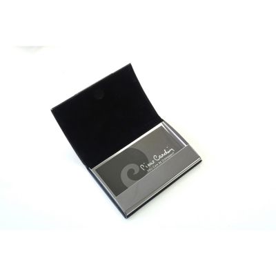 Визитница Pierre Cardin, чёрный/серебристый-1