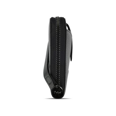 Кошелёк женский BUGATTI Elsa с ключницей, с RFID, чёрный, воловья кожа/полиэстер, 18,7х3х10,7 см-4