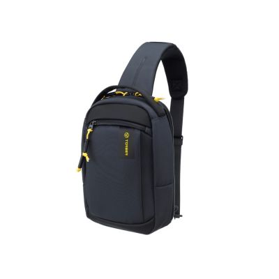 Рюкзак TORBER VOYAGE на одно плечо, серый, полиэстер 900D, 20х10х30 см, 5 л-1