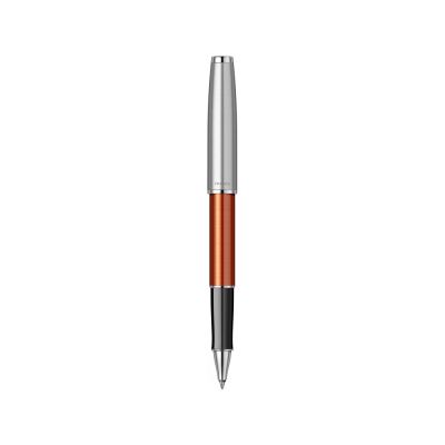 Ручка-роллер Parker Sonnet Essentials Orange SB Steel CT, цвет чернил black,перо: F, в подарочной упаковке.-1