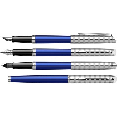 Перьевая ручка Waterman Hemisphere French riviera Deluxe BLU LOUNGE в подарочной коробке-2