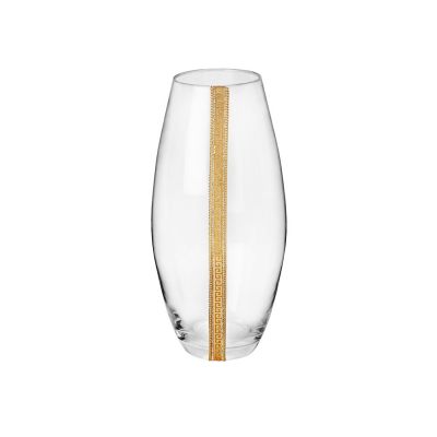 Ваза Сопрано, прозрачный/золотистый-0