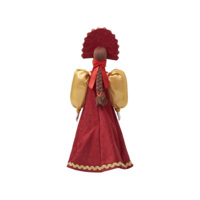 Подарочный набор: кукла фарфоровая, крем-мед, красный-16