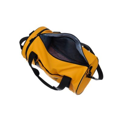 Сумка спортивная TORBER MOBI, желтая, полиэстер 900D с PU покрытием, 45 х 25 х 25 см-3