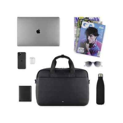 Портфель мужской BUGATTI РИКО | RICO, черный, полиуретан, 40 x 10 x 28,5 см-9