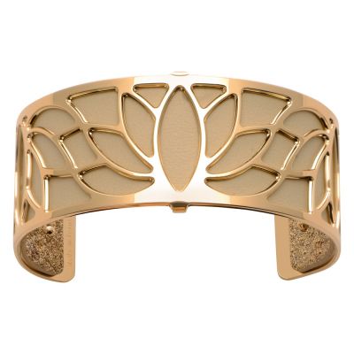 Браслет-бэнгл из латуни с гальваническим покрытием жёлтым золотом, 25мм-4