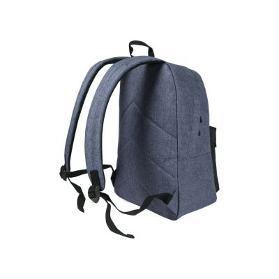 Рюкзак TORBER GRAFFI, серый с карманом черного цвета, полиэстер меланж, 42 х 29 x 19 см-2