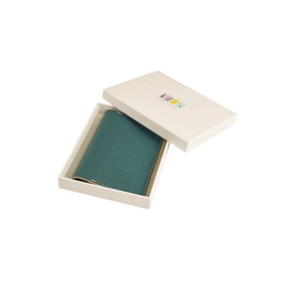 Обложка для паспорта Valerie Concept PSC4, зеленый/бежевый-0