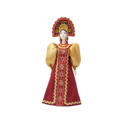 Подарочный набор: кукла фарфоровая, мед, красный-14