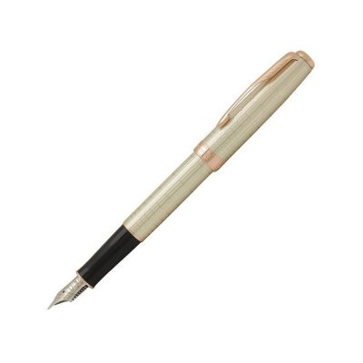 Перьевая ручка Parker Sonnet F535 VERY PREMIUM Feminine, (серебро 925 пробы) цвет: Silver PGT, перо: F-2