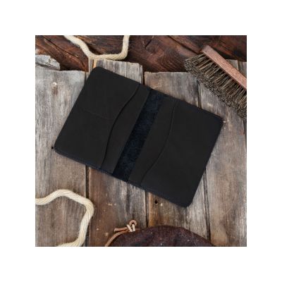 Докхолдер кожаный, черный-2