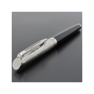 Ручка роллер Waterman Hemisphere Deluxe, цвет: Black CT, стержень: Fblack-2