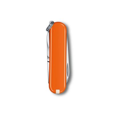 Нож-брелок VICTORINOX Classic SD Colors Mango Tango, 58 мм, 7 функций, оранжевый-1