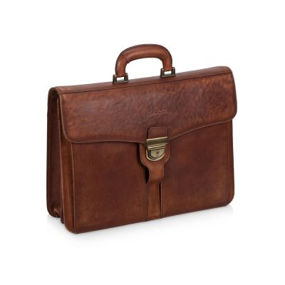 Портфель Имперский Giulio Barсa, коричневый-0
