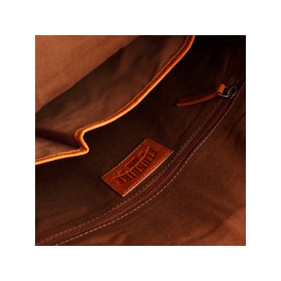 Рюкзак-сумка KLONDIKE DIGGER Mara, натуральная кожа в темно-коричневом цвете, 32,5 x 36,5 x 11 см-4
