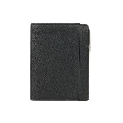 Бумажник для документов Cross Nueva Management Black, с ручкой Cross, кожа наппа, фактурная, черный-3