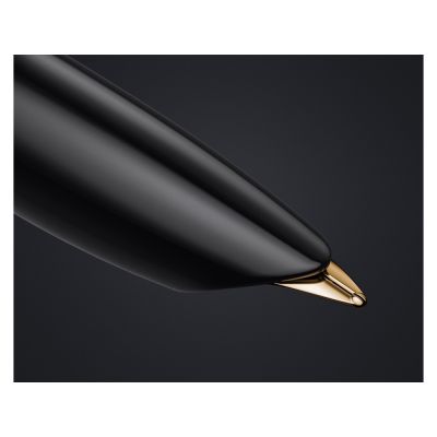 Перьевая ручка Parker 51 DELUXE BLACK GT, перо: F, цвет чернил: black, в подарочной упаковке.-10