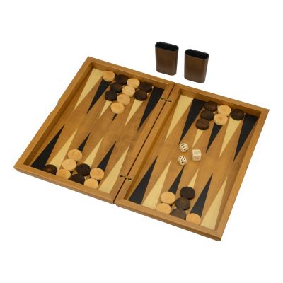 Нарды в деревянной коробке-0