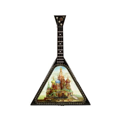 Набор Музыкальная Россия с декоративной балалайкой и книгой Россия в деревянном сундуке-2