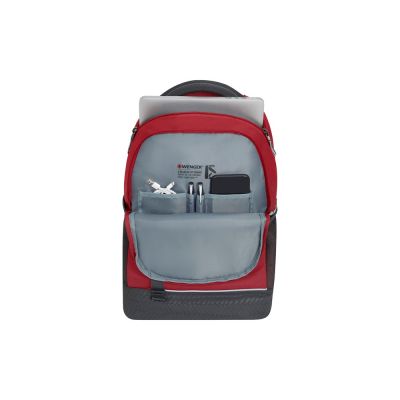 Рюкзак WENGER NEXT Tyon 16, красный/антрацит, переработанный ПЭТ/Полиэстер, 32х18х48 см, 23 л.-4