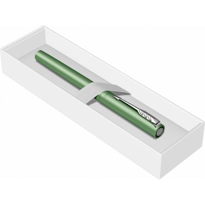 Ручка-роллер Parker Vector XL Green CT, цвет чернил black, стержень: F, в подарочной упаковке.-12