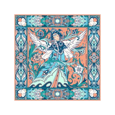 Платок Царевна Лебедь-0