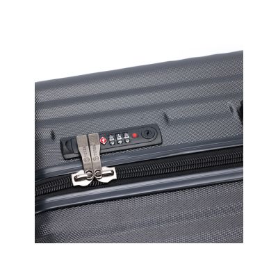 Чемодан TORBER Seyd, тёмно-зелёный, нейлон 600D, 48 х 22 х 78 см, 85 л-6