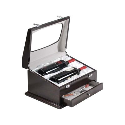 Шкатулка для вина Ларец Изабеллы, темно-коричневый-0