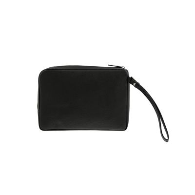 Барсетка, LINE D CAPSULE Grained, (Medium), черная зернистая мягкая кожа-1