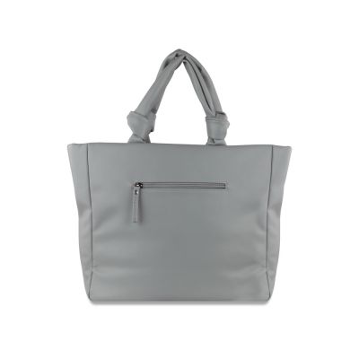 Сумка-шоппер BUGATTI Cara, серая, полиуретан, 43х11х32 см, 10 л-6