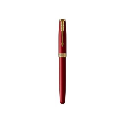 Ручка роллер Parker Sonnet  Lacquer Intense Red GT, стержень: F, цвет чернил: black, в подарочной упаковке-2