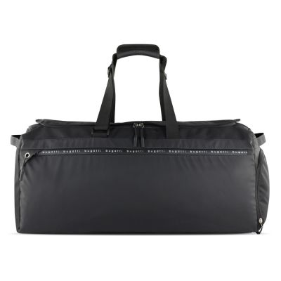 Сумка дорожная BUGATTI Blanc Delight, чёрная, нейлон RPET600D/тарпаулин/полиэстер, 67х32х29 см, 55 л-1