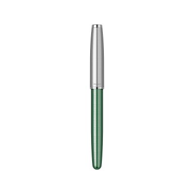 Ручка-роллер Parker Sonnet Essentials Green SB Steel CT, цвет чернил black, перо: F, в подарочной упаковке.-3