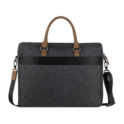 Портфель мужской BUGATTI Luce 16'', серый, полиэстер, 40х8х31,5 см-4