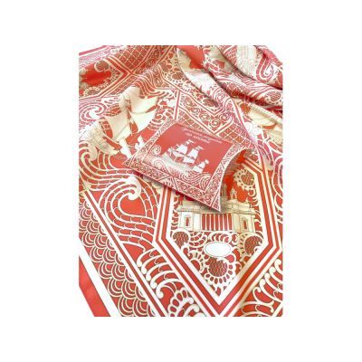 Платок Русская резьба по кости-4