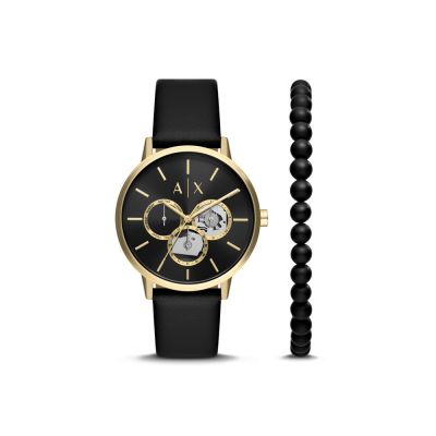 Подарочный набор: часы наручные мужские с браслетом. Armani Exchange-0