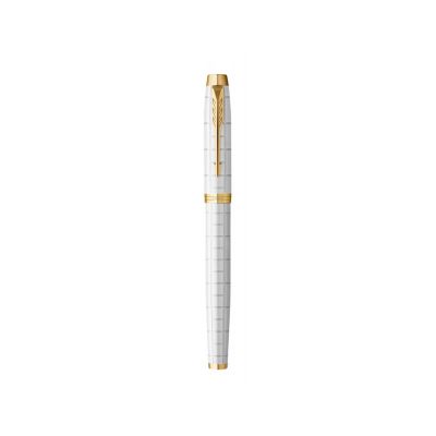 Перьевая ручка Parker IM Premium F318  Pearl GT,перо: F, цвет чернил: blue, в подарочной упаковке.-3