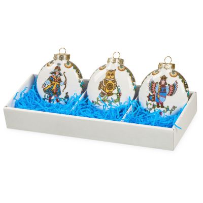 Набор новогодних игрушек, 3 шт-0