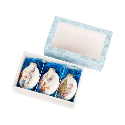 Набор новогодних игрушек, 3 шт-1